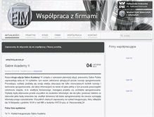 Tablet Screenshot of firmy.fmi.pk.edu.pl