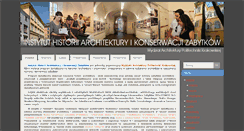 Desktop Screenshot of a1.arch.pk.edu.pl