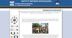 Desktop Screenshot of iim.mech.pk.edu.pl