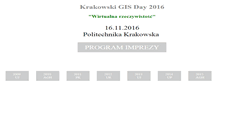 Desktop Screenshot of gisday.pk.edu.pl