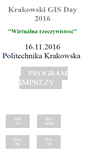 Mobile Screenshot of gisday.pk.edu.pl