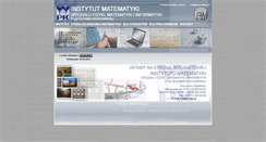 Desktop Screenshot of matematyka.pk.edu.pl