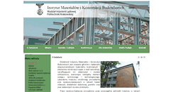 Desktop Screenshot of imikb.pk.edu.pl