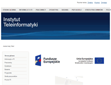 Tablet Screenshot of iti.pk.edu.pl