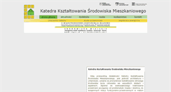 Desktop Screenshot of kksm.pk.edu.pl