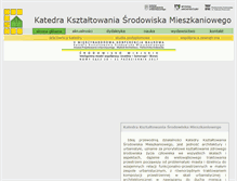 Tablet Screenshot of kksm.pk.edu.pl