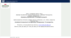 Desktop Screenshot of ksk.pk.edu.pl